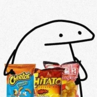 🌟 snack, chips, food, cheetos, cartoon, hitato, ella whatsapp sticker
