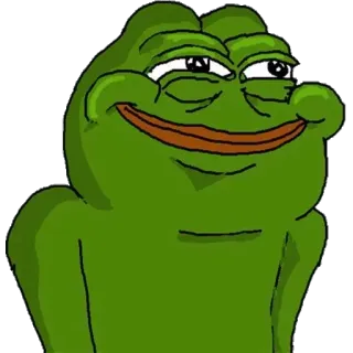 😍 Pepe the Frog Pepe, kikker, meme, internet, personage, uitdrukking telegram sticker