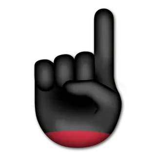 ☝ middle finger, offensive, gesture, hand telegram sticker