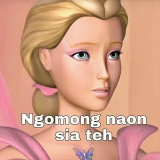 🧘‍♂ Ngomong naon sia teh meme, gracioso, expresión, cita telegram sticker