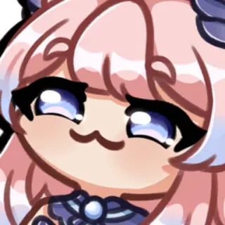😃 Sangonomiya Kokomi Genshin Impact Anime, Videospiel, Kokomi, Genshin Impact, süß whatsapp sticker