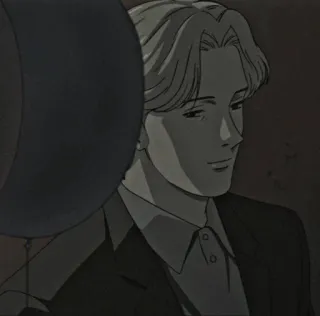 🌑 Johan Liebert Monster Anime, Monster, Johan Liebert, Psychothriller, Düster whatsapp sticker