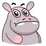 ✋ NOPE Мультфильм, Нет, Неа, Несогласие, Милый, Животное telegram sticker