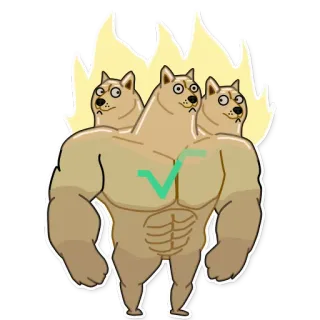 Doge³ telegram stickers