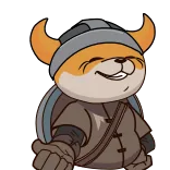👍 바이킹, 만화, 동물, 헬멧, 캐릭터, 그림 telegram sticker