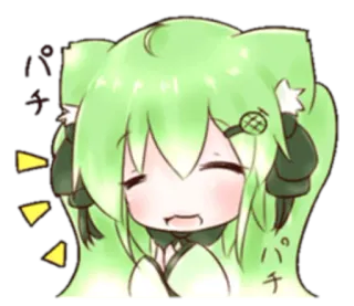 😌 パチ Anime, Fofo, Kawaii, Chibi, Japonês, Sticker telegram sticker