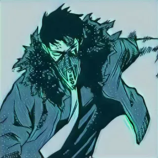 😉 Overhaul My Hero Academia anime, manga, villain, mask, Overhaul, My Hero Academia telegram sticker