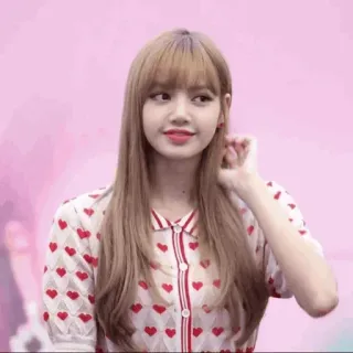 🍣 Lisa Lisa, Kpop, Sängerin, Blackpink, Promi, Frau, Idol whatsapp sticker