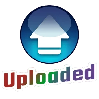 ⬆️ Uploaded caricare, freccia, internet, file, condivisione telegram sticker