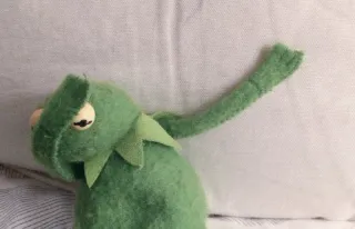 🕺 Kermit Лягушонок Кермит, Маппет, зеленый, лягушка, кукла telegram sticker