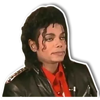 🙄 Michael Jackson Michael Jackson, cantante pop, celebridad, músico, cantante whatsapp sticker