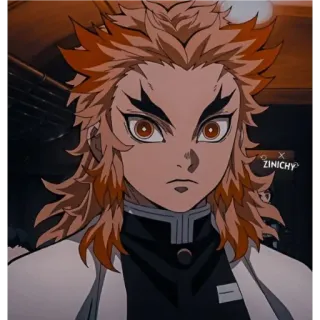🚂 Kyojuro Rengoku Demon Slayer Anime, Manga, Rengoku, Demon Slayer, Kyojuro whatsapp sticker