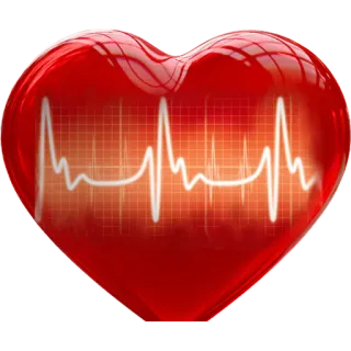 ❤️ сердце, ЭКГ, здоровье, медицина, пульс, кардиология telegram sticker