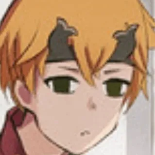 🍡 Anime, Manga, Kreskówka, Portret, Postać, Ilustracja telegram sticker