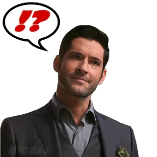 ⁉️ Lucifer Morningstar Lucifer TV-Serie, Teufel, Lucifer, Fox, Netflix telegram sticker