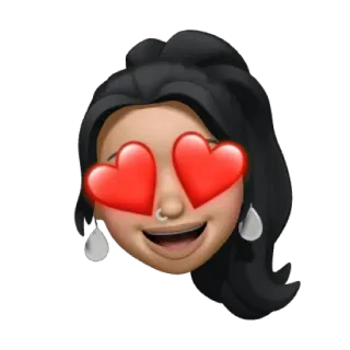 😻 liebe, emoji, herz, gesicht, frau, ausdruck whatsapp sticker