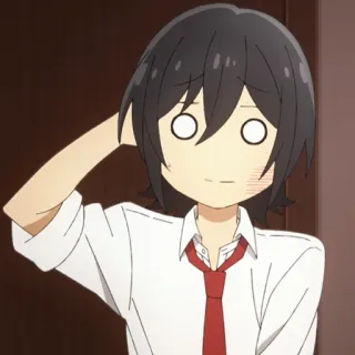 ✏️ Izumi Miyamura Horimiya anime, horimiya, manga, character, surprised telegram sticker
