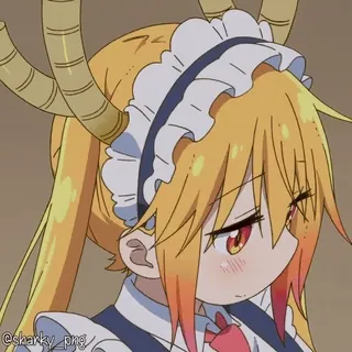 🥹 Tohru Miss Kobayashi's Dragon Maid telegram sticker