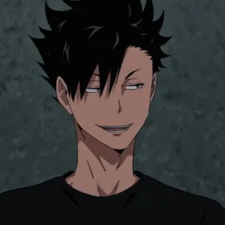🌟 Kuroo Tetsurou Haikyuu!! anime, haikyuu, kuroo, tetsurou, manga, volleybal telegram sticker