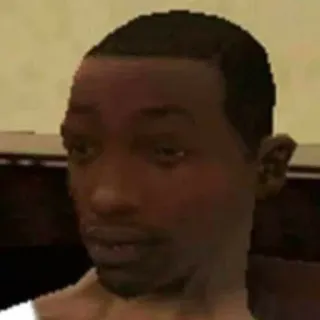 👍 CJ Grand Theft Auto: San Andreas CJ, Grand Theft Auto, San Andreas, Jeu vidéo, Personnage whatsapp sticker