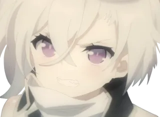 😠 anime, character, angry, expression, cartoon, girl whatsapp sticker