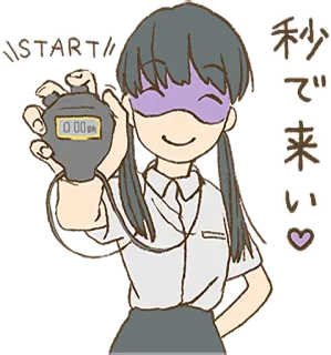 twin tails girls :: @line_stickers whatsapp stickers