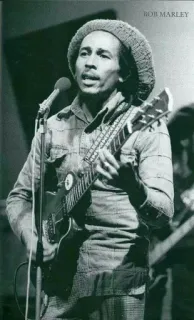🎤 Bob Marley BOB MARLEY musician, reggae, singer, guitar, Bob Marley telegram sticker
