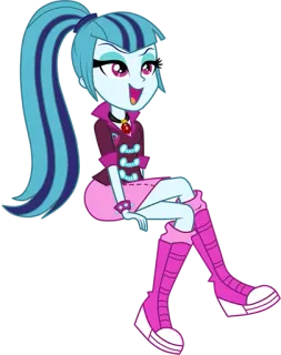 😏 Aria Blaze My Little Pony: Equestria Girls การ์ตูน, อนิเมชั่น, ม้าโพนี่, มิตรภาพ, Equestria Girls, Aria Blaze telegram sticker