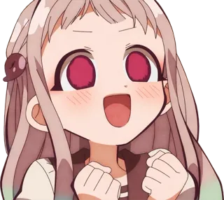 😳 Yashiro Nene Toilet-bound Hanako-kun Anime, Manga, Hanako-kun, Yashiro Nene, Süß, Aufgeregt whatsapp sticker