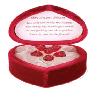 ❤️ My Sweet Heart
You always make me happy.
You make my world go round.
In everything we do together,
Love is sure to be found. 心, 爱, 浪漫, 甜蜜, 礼物, 情人节, 爱意, 纪念品 telegram sticker