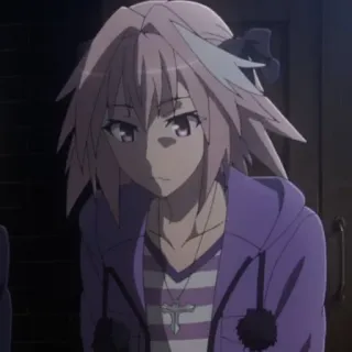 💕 Astolfo アニメ, キャラクター, 男の娘, Fate, ライダー telegram sticker