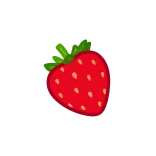🍓 strawberry, fruit, food, red, sweet telegram sticker