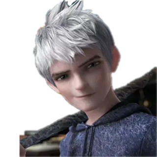 😏 Jack Frost Rise of the Guardians Dibujos animados, Fantasía, Personaje, Animación, Invierno, Nieve, Escarcha whatsapp sticker