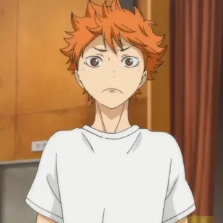 ☀️ Hinata Shoyo Haikyuu!! anime, cartoon, volleyball, haikyuu, hinata, shoyo telegram sticker