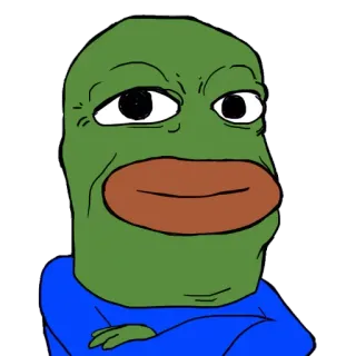😁 Pepe the Frog ペペ, ミーム, カエル, ネットミーム, アニメ telegram sticker
