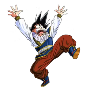 😰 Goku Dragon Ball Goku, Dragon Ball, anime, cartone animato, divertente, personaggio telegram sticker