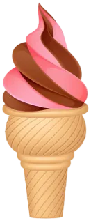 ❄️ Eis, Dessert, Eistüte, Essen, Süß whatsapp sticker