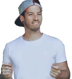 😏 Tyler Joseph muzikant, Twenty One Pilots, zanger, artiest, hoed, band telegram sticker