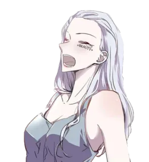 💤 +Beauty+ beauté, femme, autocollant, animé whatsapp sticker