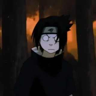 🍥 Sasuke Uchiha Naruto Аниме, Саске, Учиха, Манга, Ниндзя telegram sticker