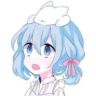 😱 Anime, Kawaii, Niedlich, Charakter, Manga, Illustration telegram sticker