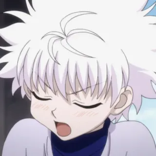 🍶 Killua Zoldyck Hunter x Hunter Anime, Mangá, Killua, Hunter x Hunter, Desenho animado telegram sticker
