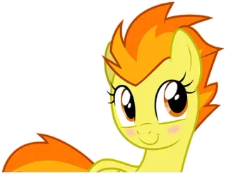 ☺ pony, cartoon, animal, sticker, yellow, orange, equine whatsapp sticker