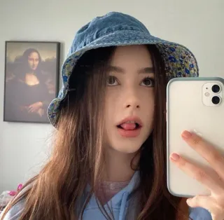 😝 Selfie, Wanita, Gadis, Potret, Remaja, Muda, Lucu whatsapp sticker