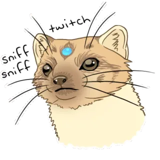 ❓ Sniff sniff, twitch telegram sticker