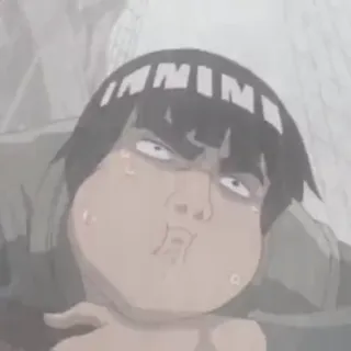 🤢 Might Guy Naruto マイト・ガイ, アニメ, ナルト, 変顔, 漫画, 格闘技 telegram sticker