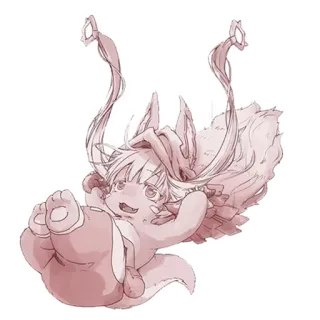 🙈 Nanachi Made in Abyss Anime, Desenho animado, Nanachi, Made in Abyss, Personagem, Criatura telegram sticker
