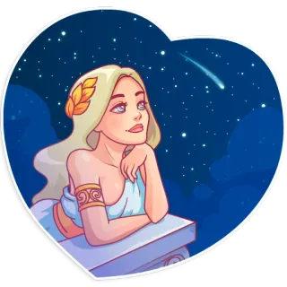Aphrodite whatsapp stickers
