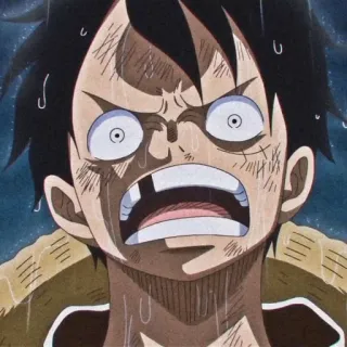 🥟 Monkey D. Luffy One Piece 动漫, 角色, 蒙奇·D·路飞, 海贼王, 卡通 telegram sticker