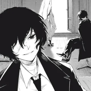 🥚 Osamu Dazai Bungo Stray Dogs Anime, Mangá, Bandagens, Dazai telegram sticker